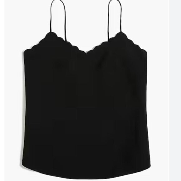 J Crew Factory Scalloped Top - Picture 1 of 3